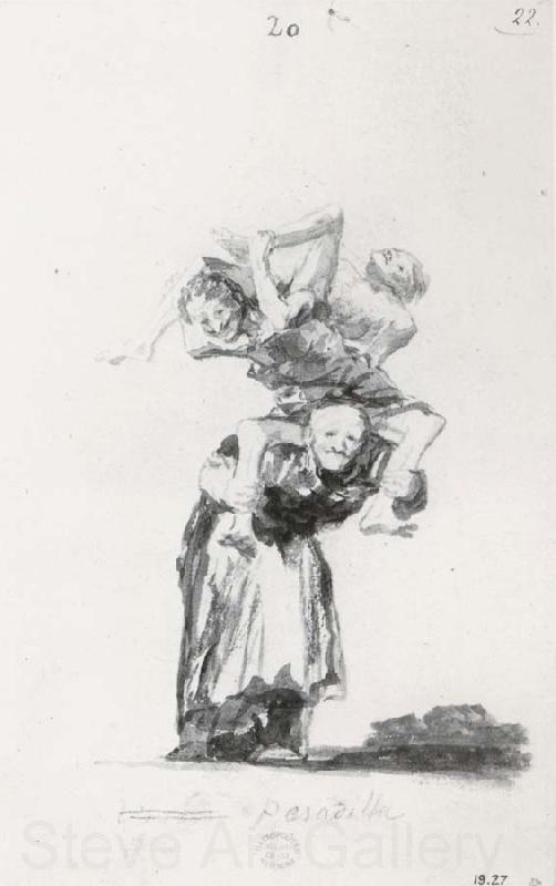 Francisco Goya Pesadilla Norge oil painting art